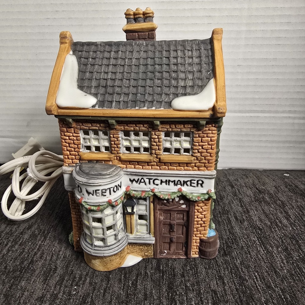 Dept 56 Dickens Village "Geo Weeton Watchmaker" RETIRED #5926-9 Christmas House